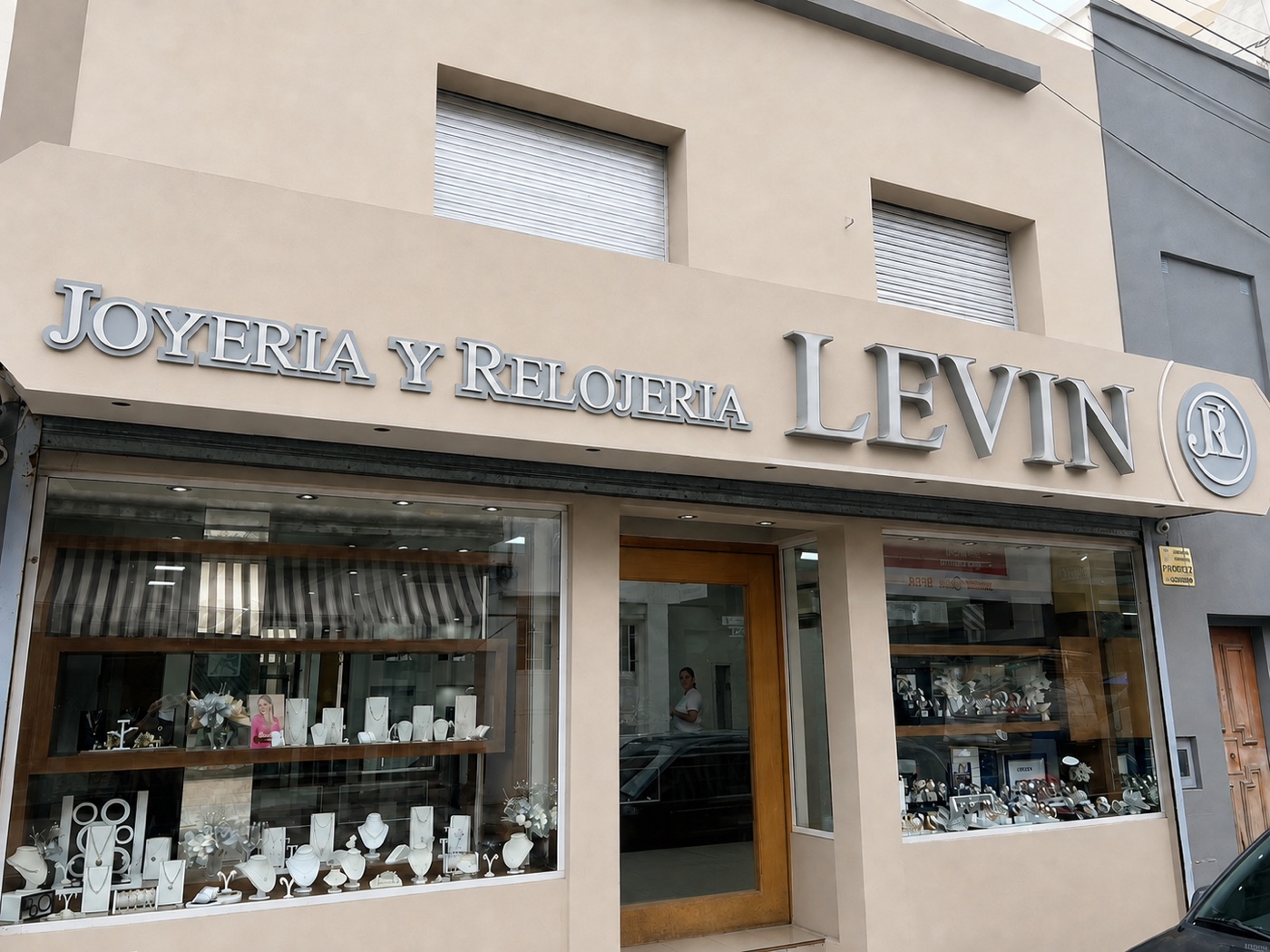 Frente actual de Joyería y Relojería Levin